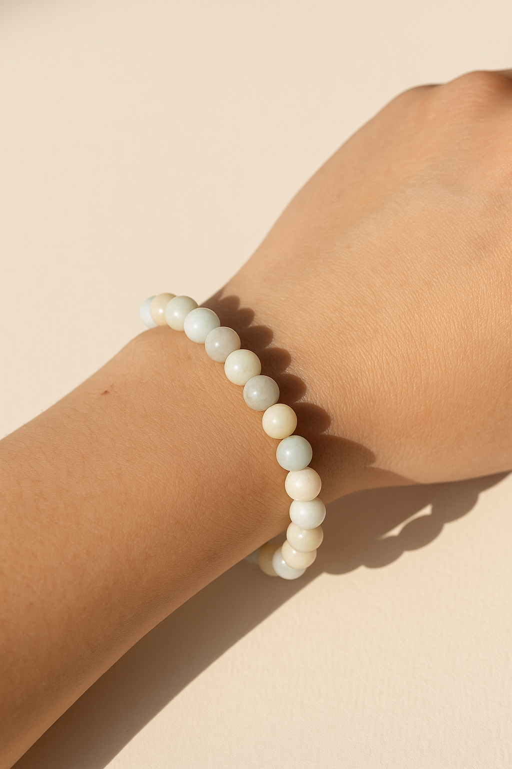 Bracelet en Amazonite multicolore du Brésil – 6 mm
