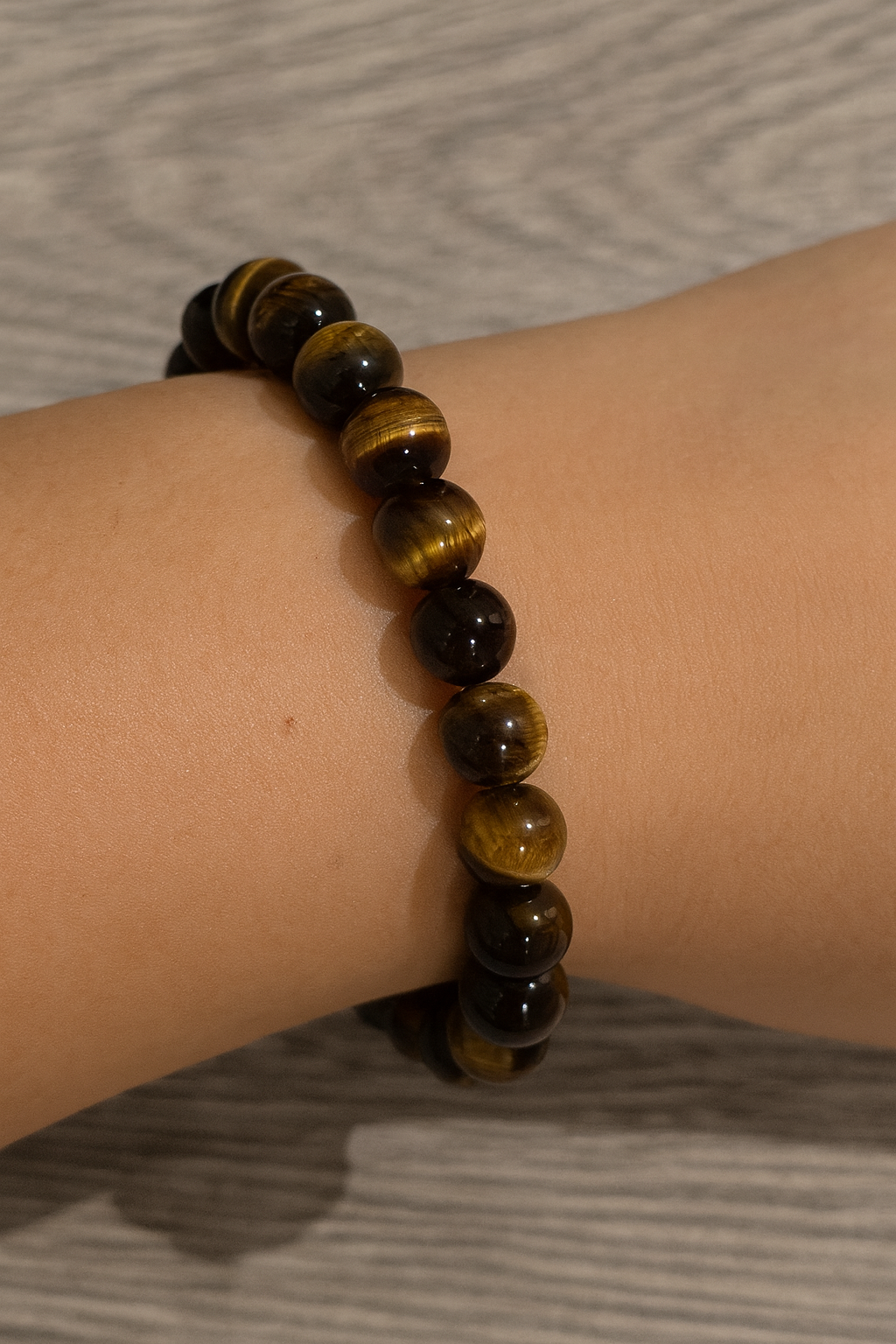 Bracelet Œil de tigre (8 mm)