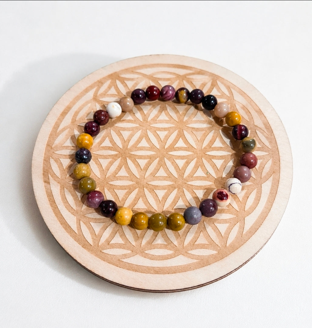 Bracelet Jaspe Mokaïte – Confiance & Protection