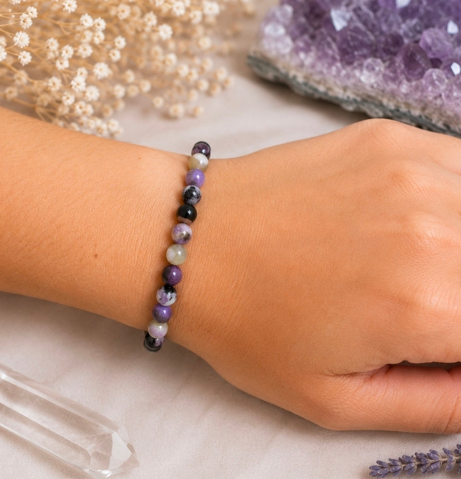 Bracelet Charoïte – 6 mm