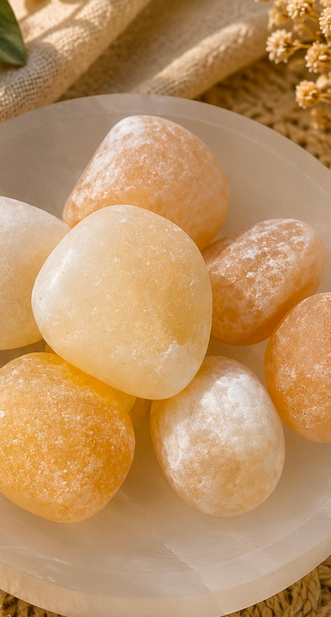 Calcite Orange mat – Vitalité & Confiance en soi