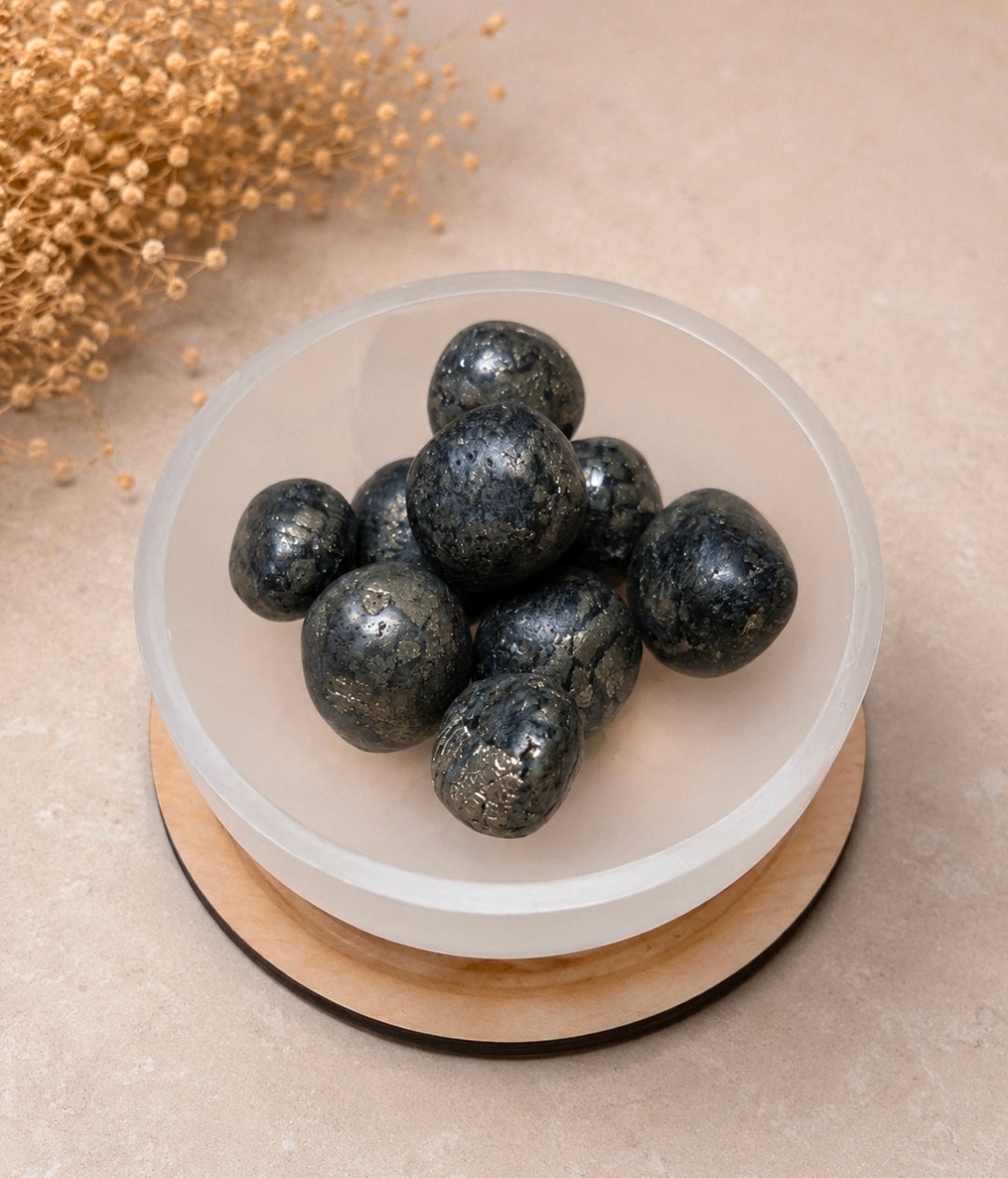 Pierre roulée Pyrite – Protection & confiance