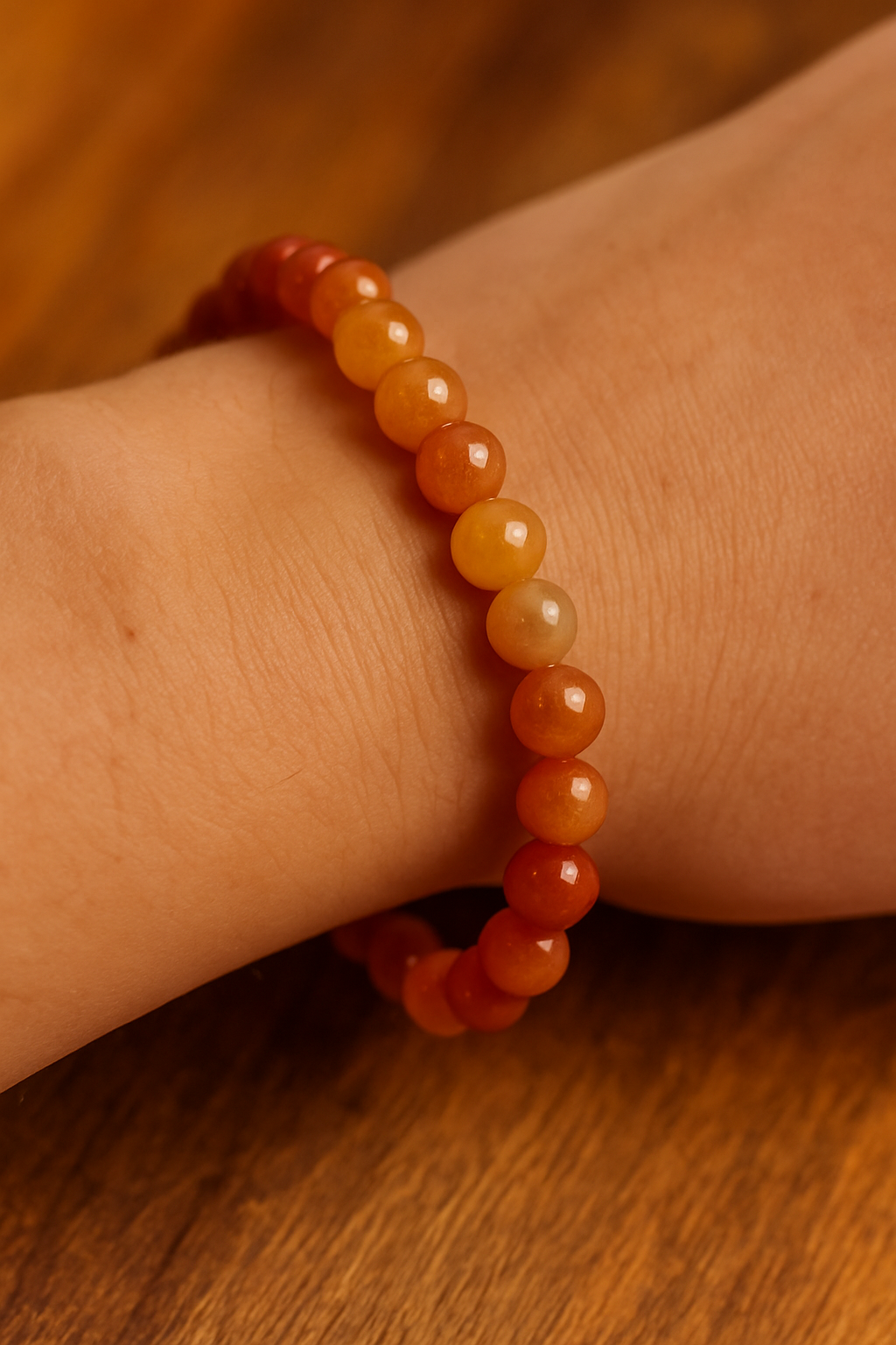 Bracelet Aventurine Orange (6 mm)