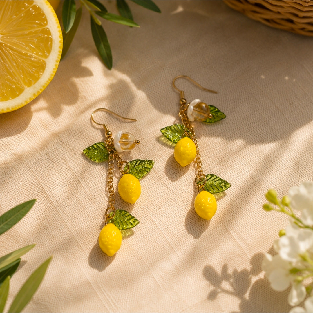Collier “Dolce Limone” – Citrine & Citron