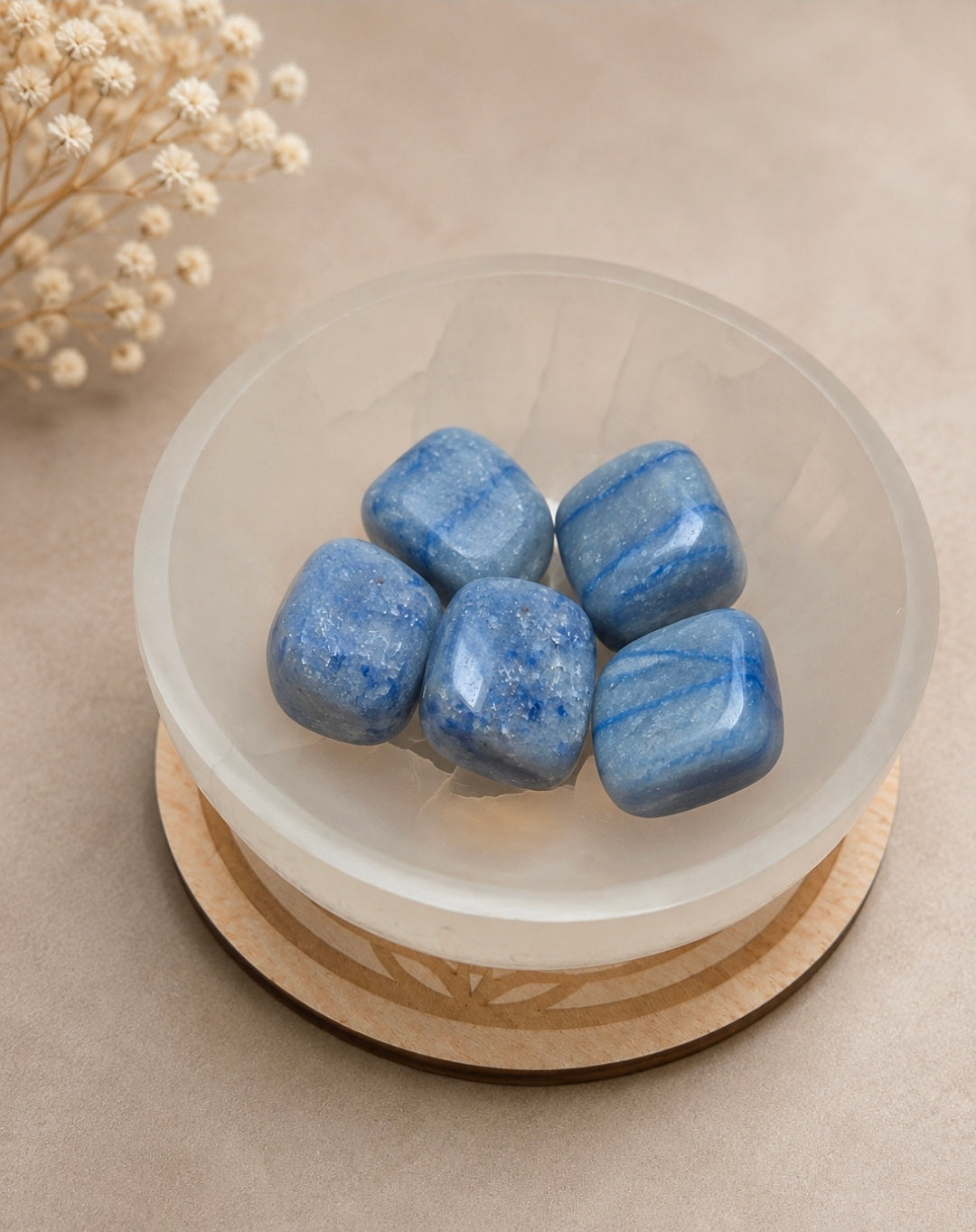 Aventurine bleue – Apaisement & communication