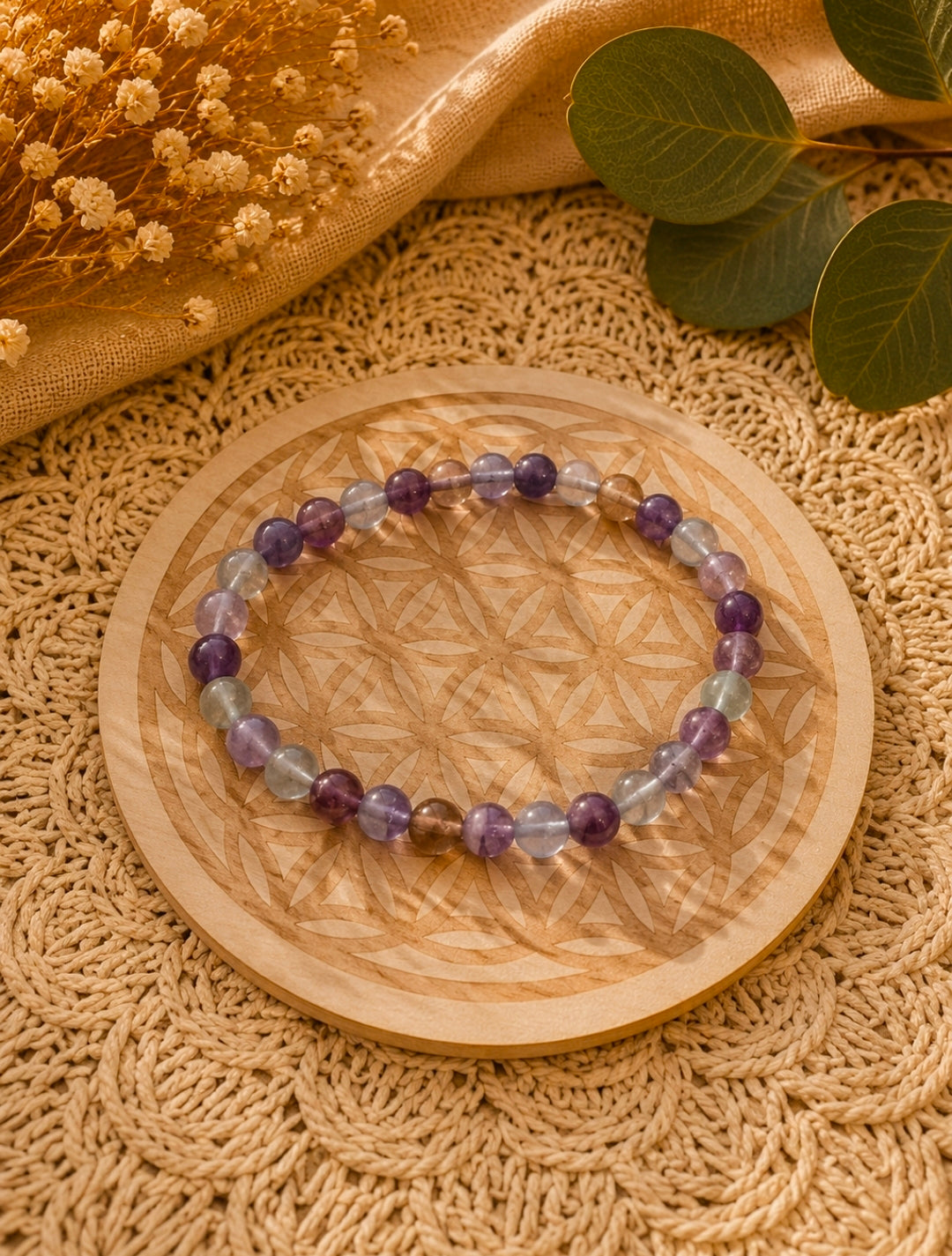 Bracelet Fluorine Multicolore – Clarté & Apaisement