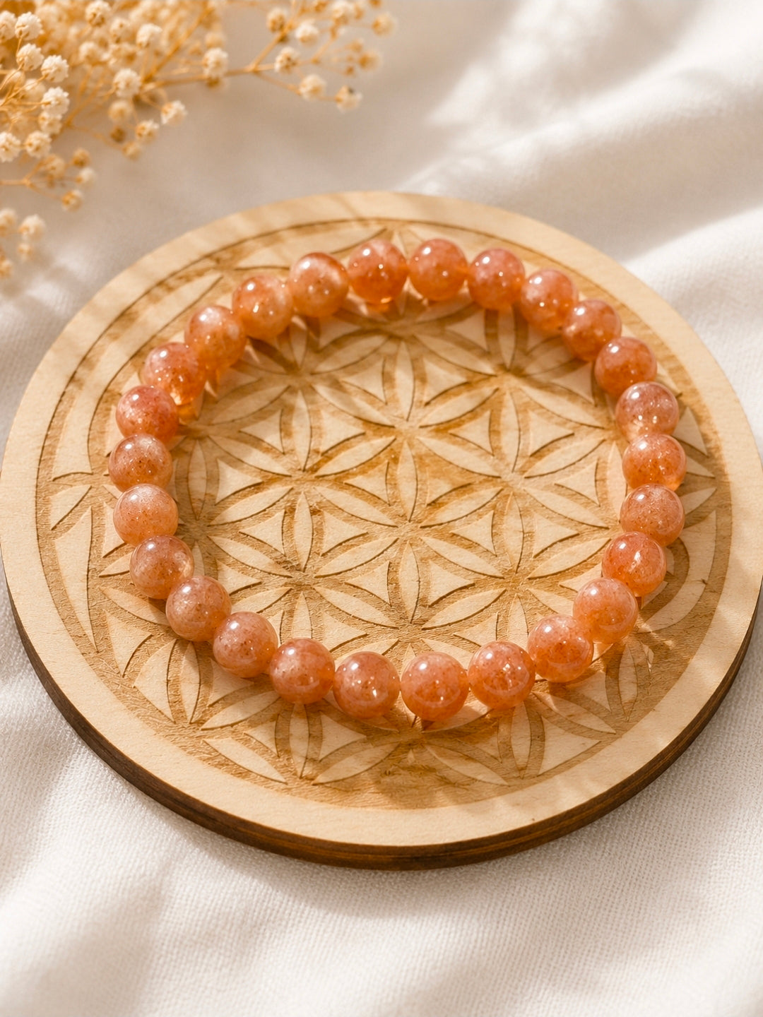 Bracelet Pierre de Soleil 8 mm