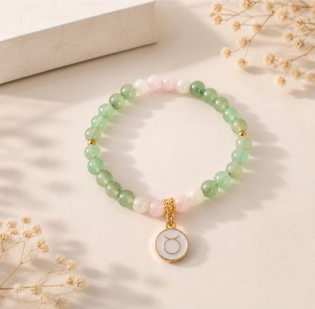 Bracelet Taureau – Pierres naturelles d’équilibre & douceur