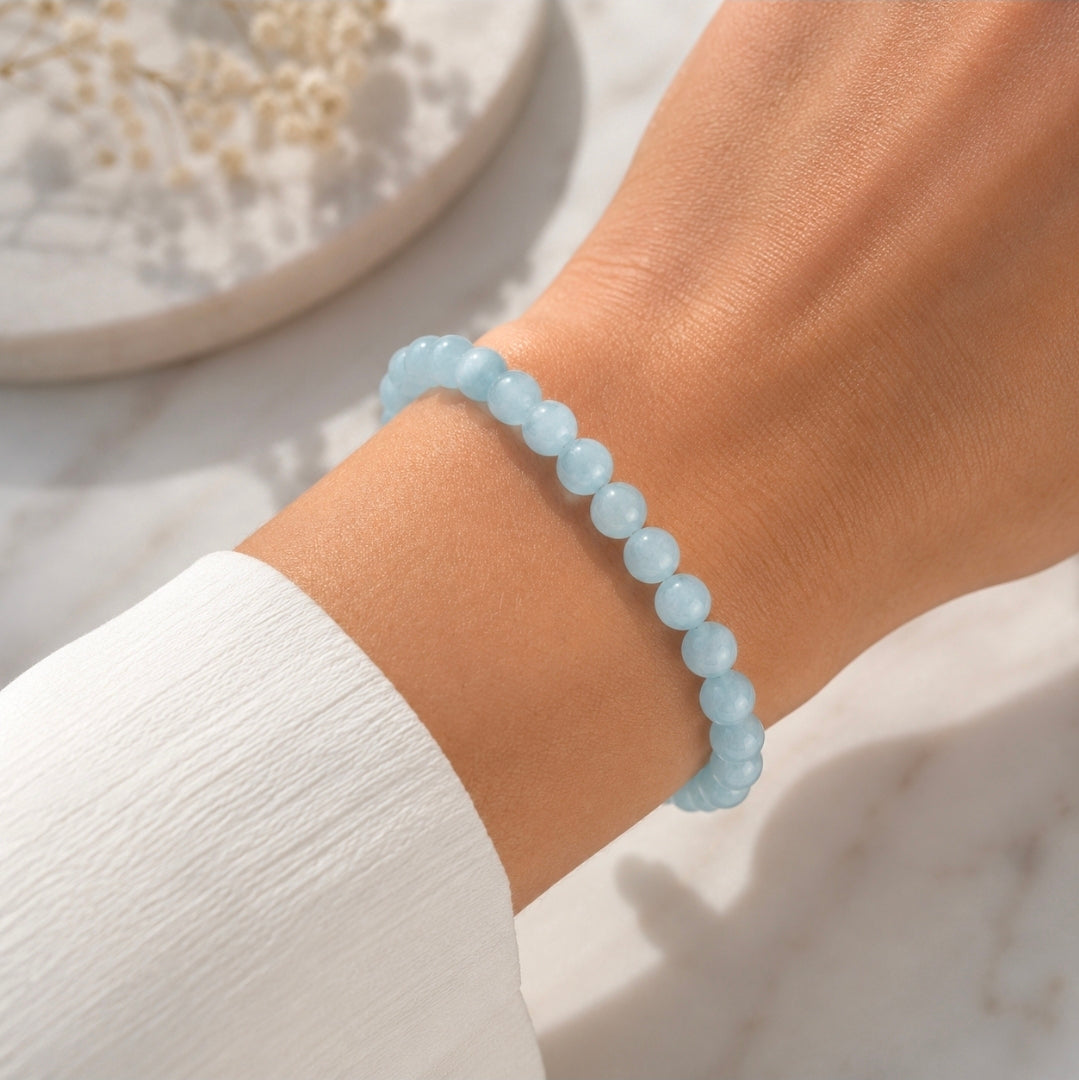 Bracelet Aigue-marine  – Communication & apaisement