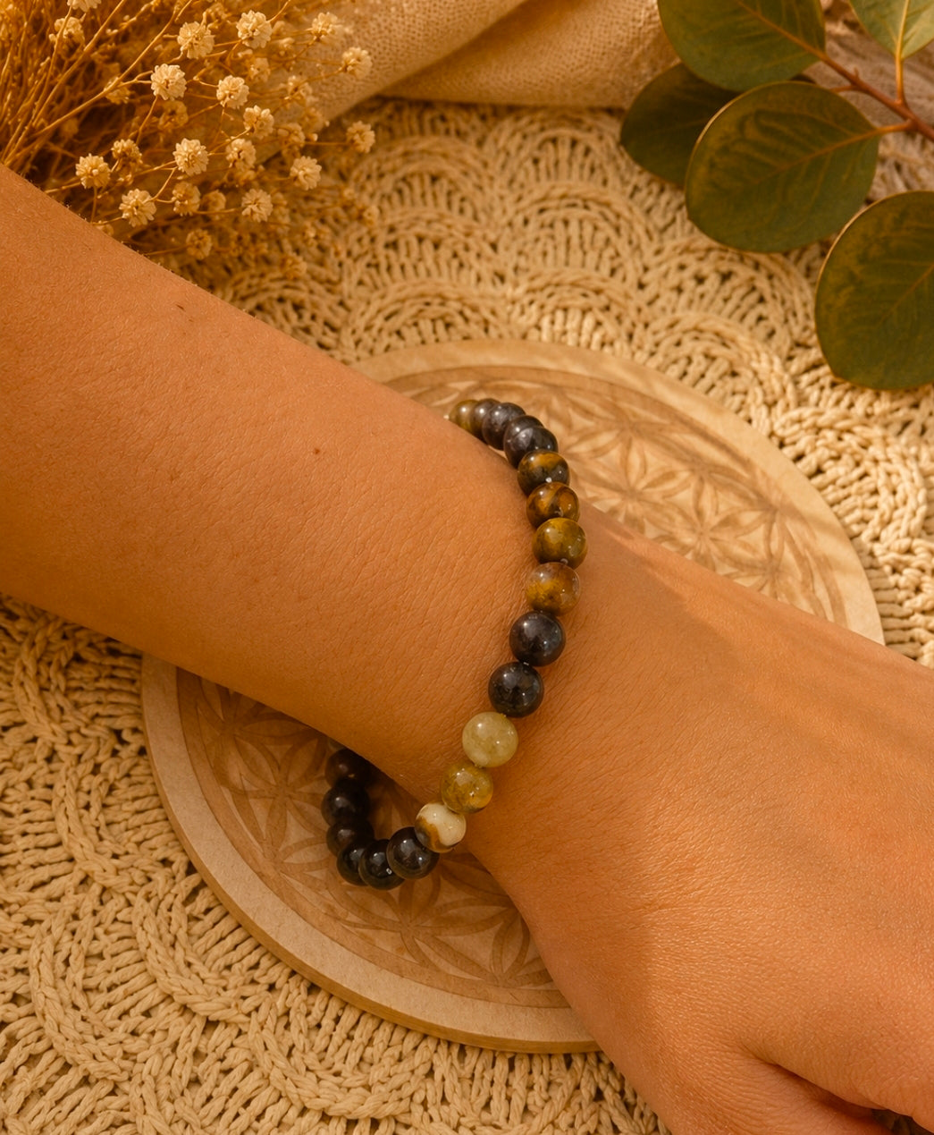 Bracelet Œil de Fer – Protection & Confiance