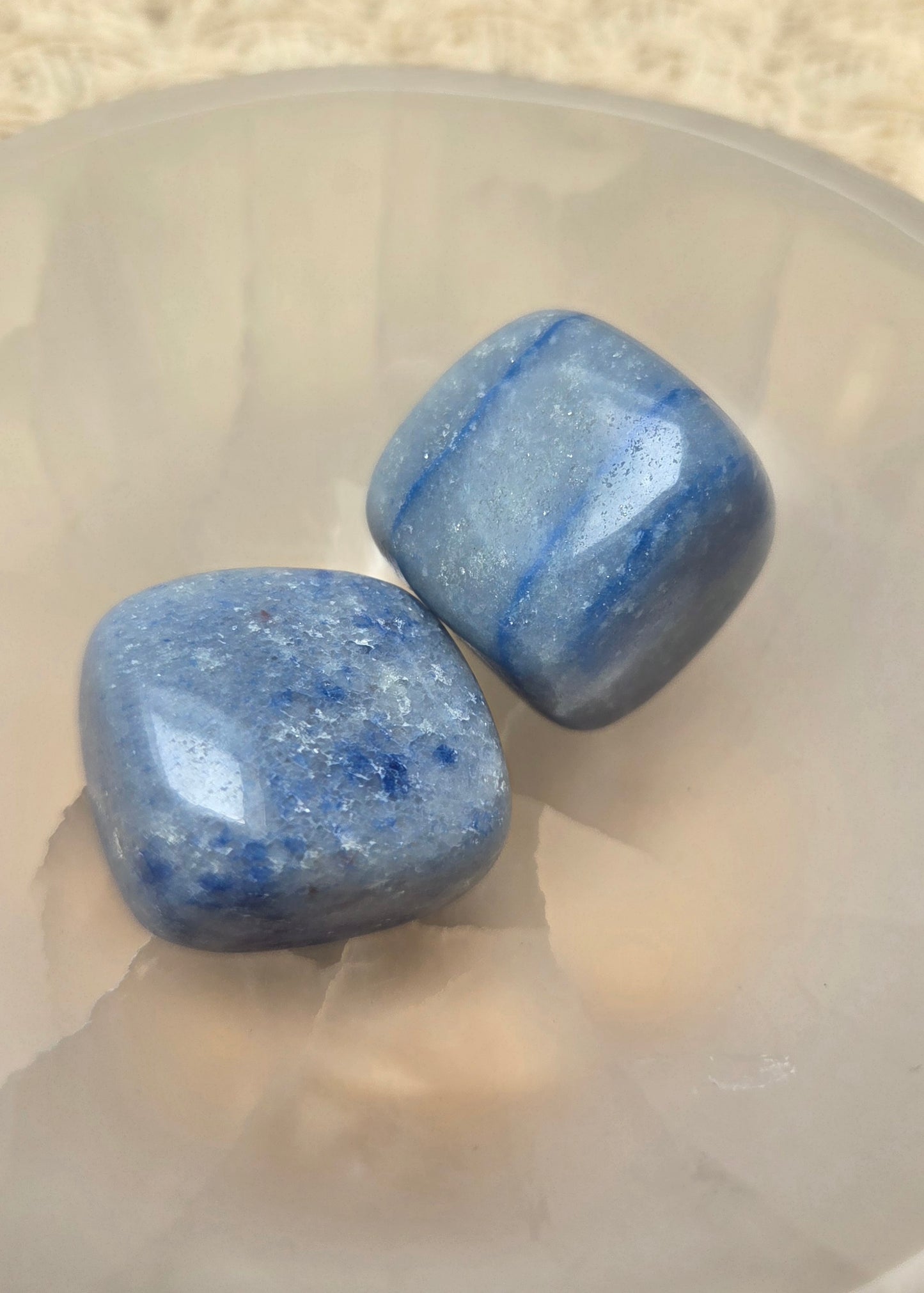 Aventurine bleue – Apaisement & communication