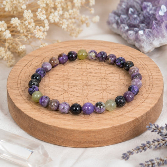 Bracelet Charoïte – 6 mm