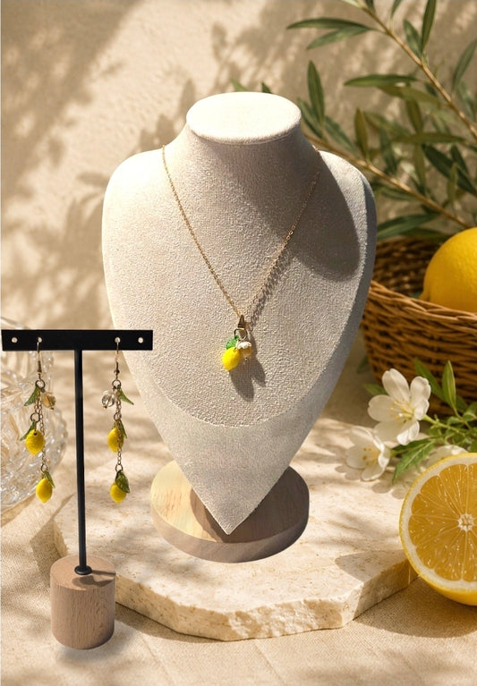 Collier “Dolce Limone” – Citrine & Citron