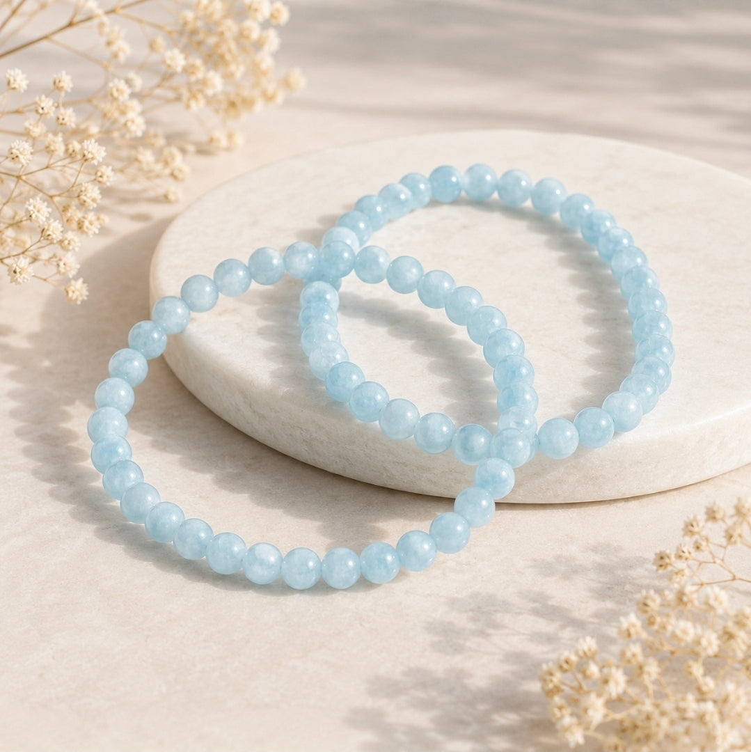 Bracelet Aigue-marine  – Communication & apaisement