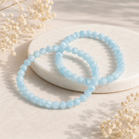 Bracelet Aigue-marine  – Communication & apaisement