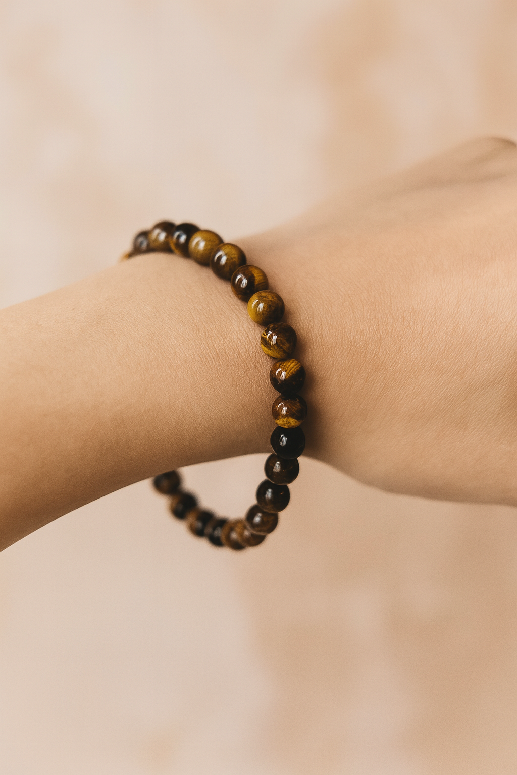 Bracelet œil de tigre A (6 mm)