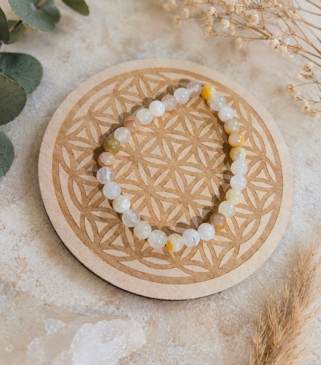 Bracelet Aragonite – Ancrage, calme et stabilité