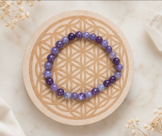 Bracelet Lépidolite – Apaisement & Sérénité