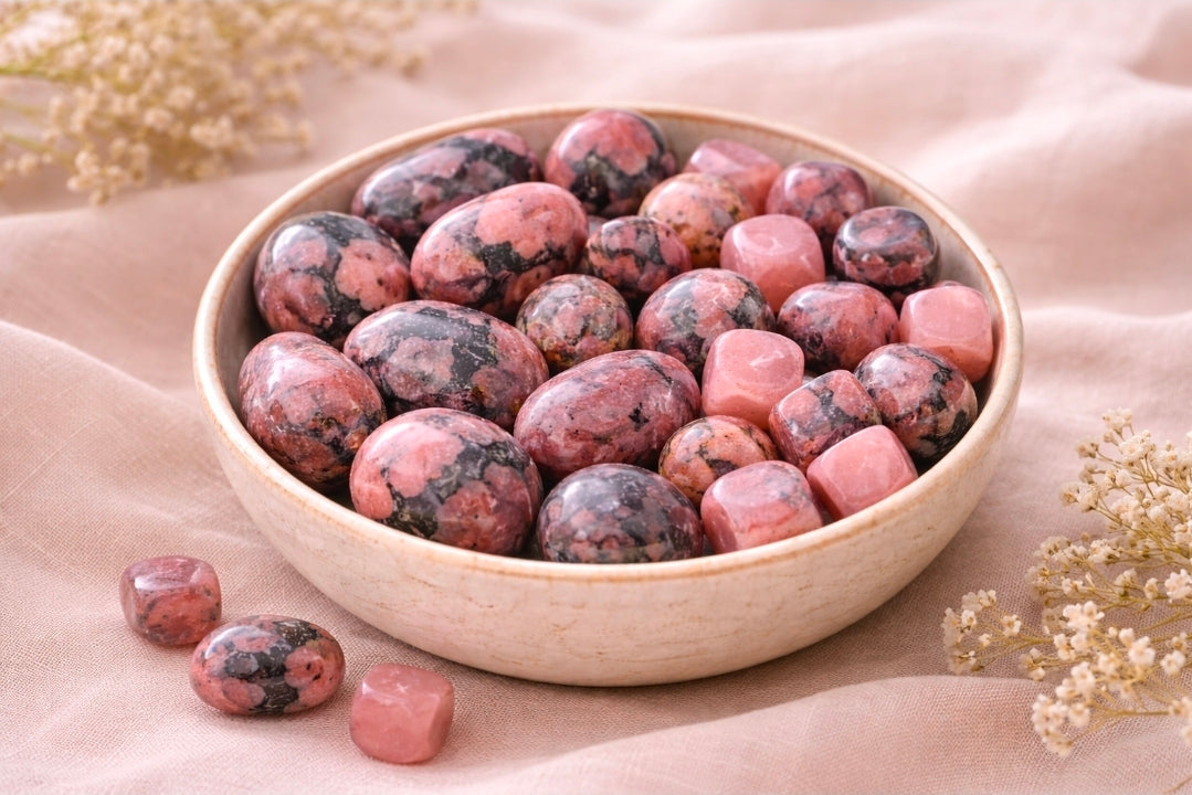 Rhodonite - Pierre roulée naturelle (15–20 mm)