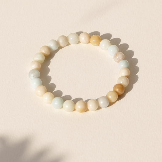 Bracelet en Amazonite multicolore du Brésil – 6 mm