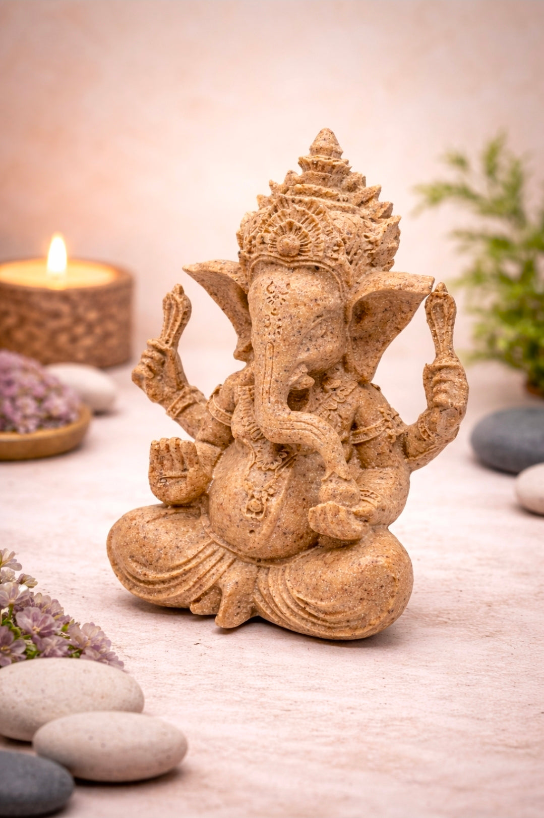Statue Ganesh en Résine – 13 cm