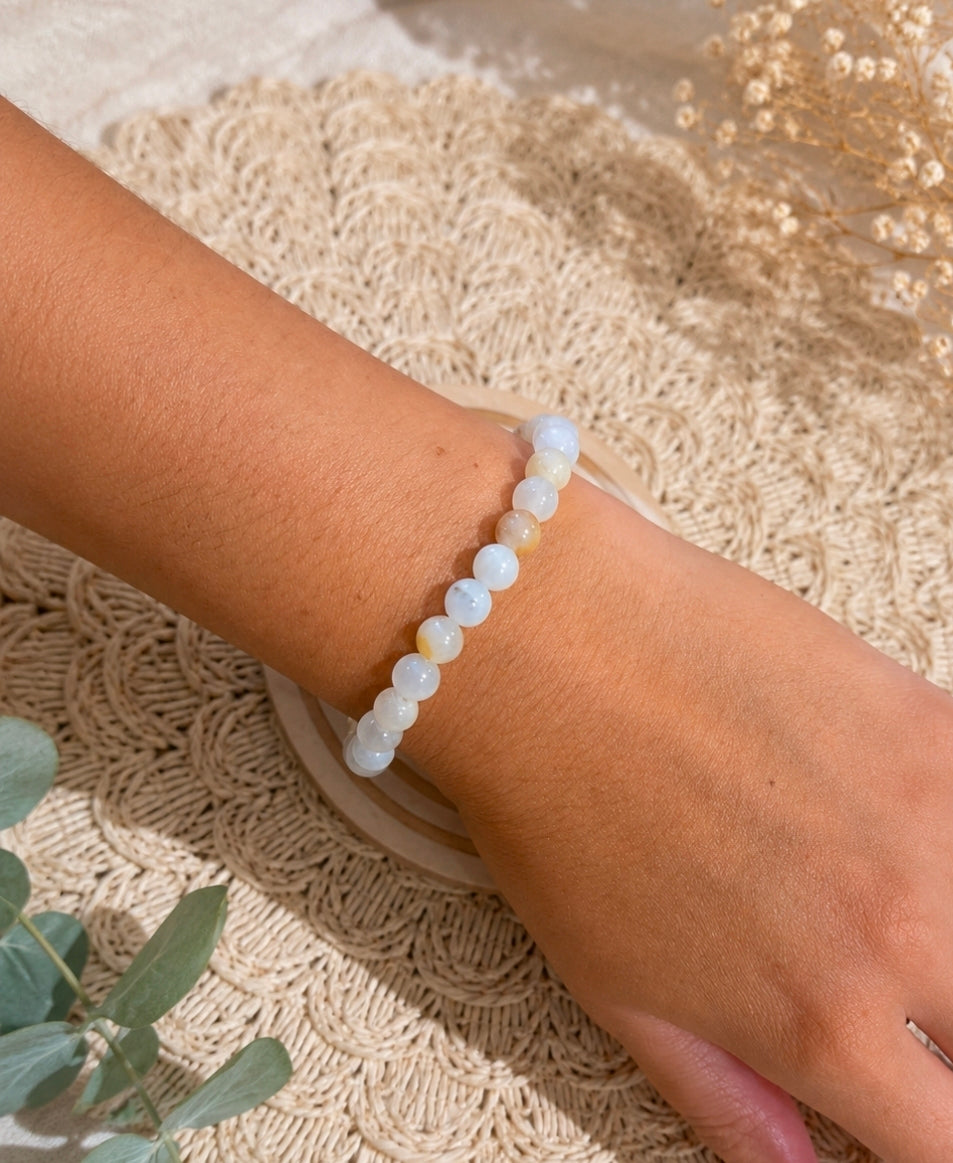 Bracelet Aragonite – Ancrage, calme et stabilité