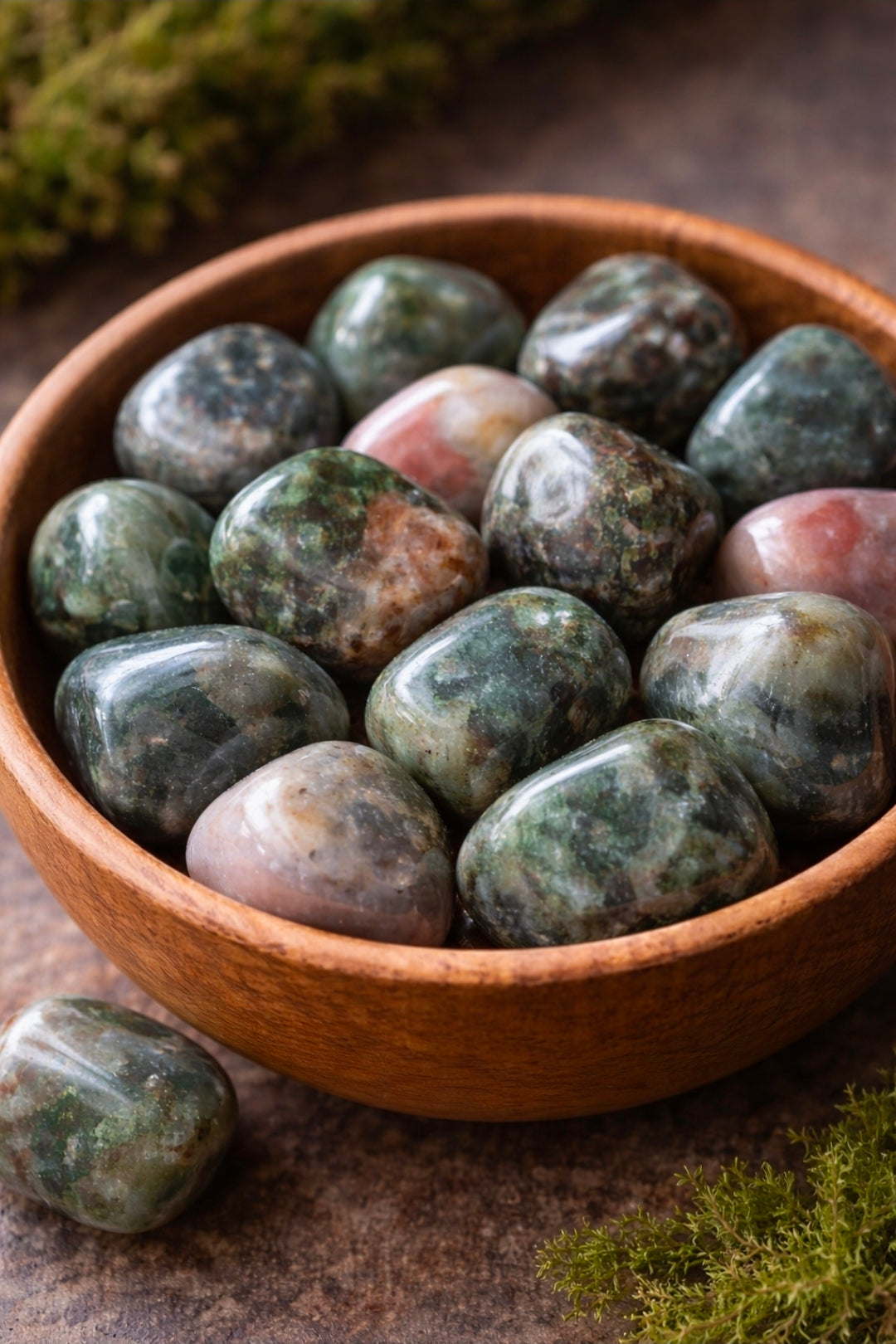 Agate Indienne — Pierre roulée naturelle (15–20 mm)