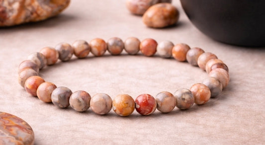 Bracelet Agate Crazy Lace – 6 mm