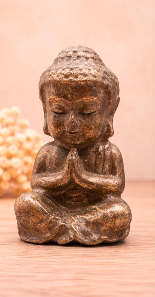 Bouddha en Pyrite Naturelle – 110 mm