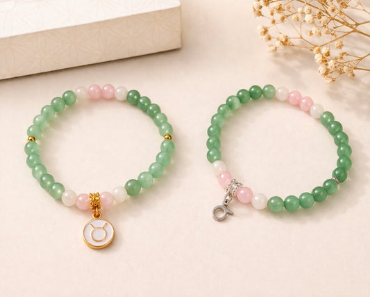 Bracelet Taureau – Pierres naturelles d’équilibre & douceur