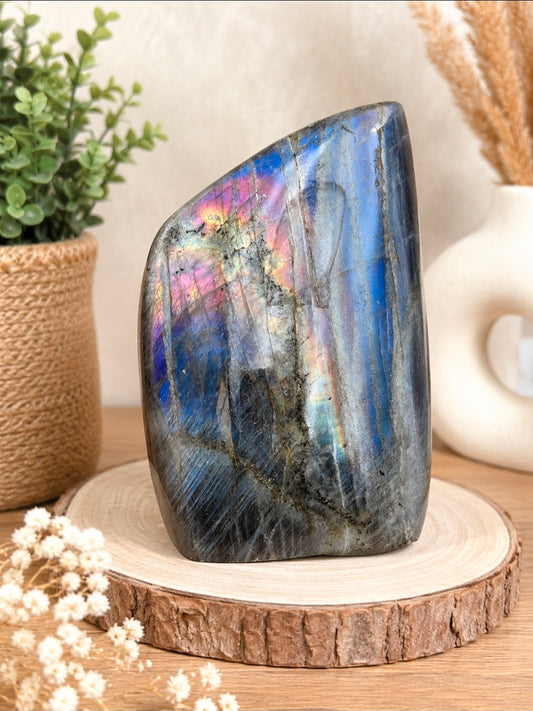 Labradorite Violette AA – Forme Libre (300 à 500 g)