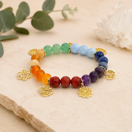 Bracelet 7 Chakras – Équilibre & Harmonie