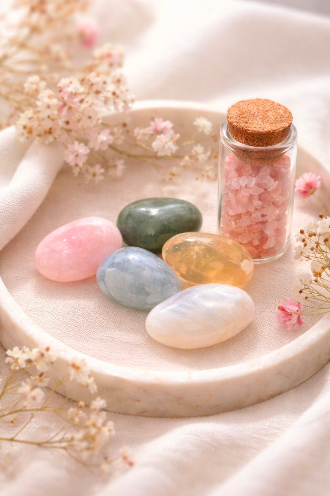 Pack Printemps "Renouveau" – Pierres naturelles & Sel de purification