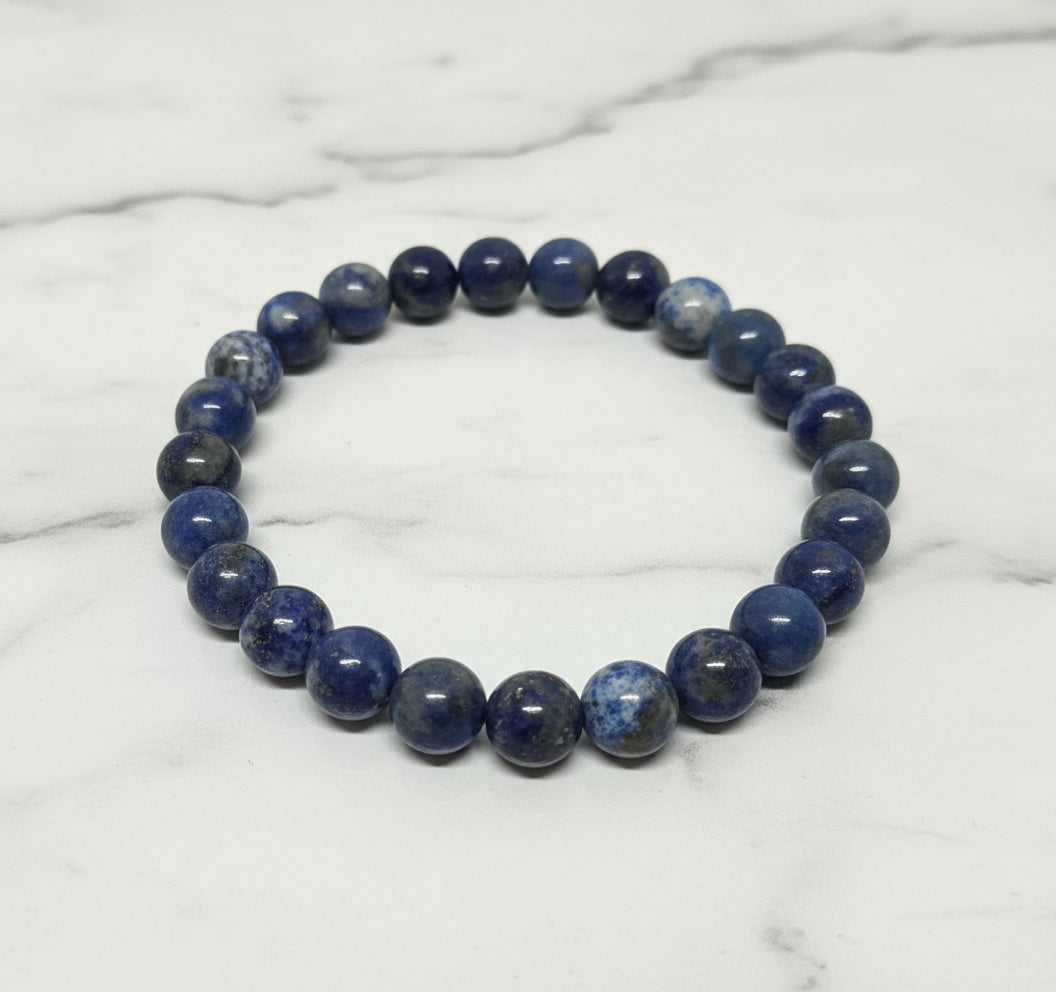 Bracelet en Lapis-Lazuli – Sagesse & Vérité Intérieure